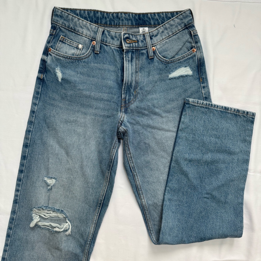 Baggy Low Waist Jeans Size 2 H&M